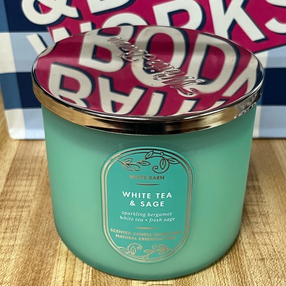 Bath & Body Works Accents Bath Body Works White Barn White Tea Sage